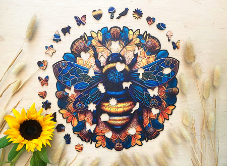Puzzle drewniane – Peace and harmony – Pszczoła- 206 el.