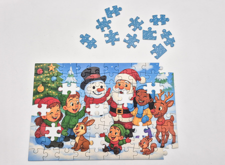 Puzzle klasyczne – Christmas – Bałwanek i Przyjaciele – 90el.