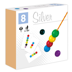 SILVER - Kule na sznurku