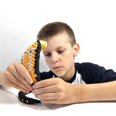 ORIGAMI 3D - KOBRA CZARNA