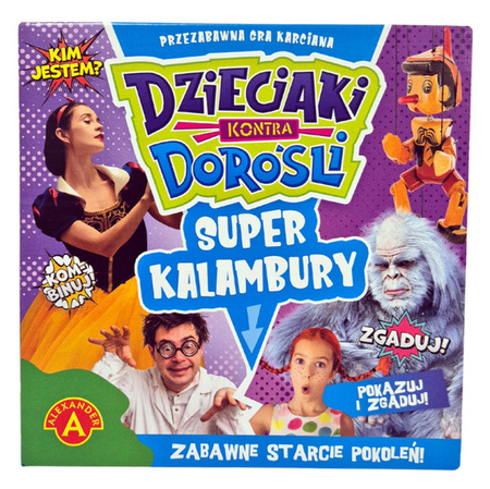 Gra planszowa - Dzieciaki kontra Dorośli - Super Kalambury