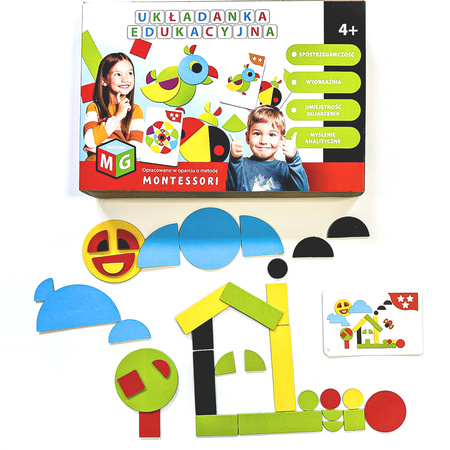 Układanka Edukacyjna - Montessori - Multigra - Papuga