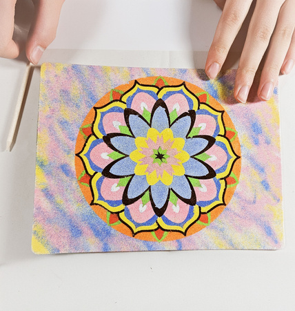 Piaskowe Malowanki - Mandala 1 - Sand Art