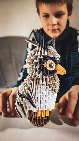 ORIGAMI 3D - SOWA