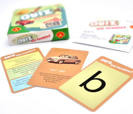 Gra edukacyjna Alexander - Mikro QUIZ Kto pamięta? - kieszonkowa podręczna