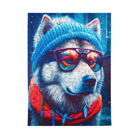 Puzzle drewniane – Cold is cool – Malamute Alek – 316 el.