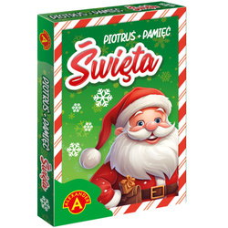 Gry karciane Alexander - Piotruś + Pamięć - Święta