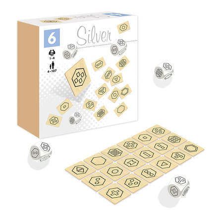 SILVER - Kostki z piktogramami