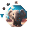 Puzzle drewniane – Hi, I’m little – Słonik Ellie - 46 el.