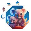 Puzzle drewniane – Hi, I’m little – Kylo Koala - 46 el.