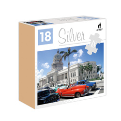 SILVER - Puzzle 48 el. Samochody