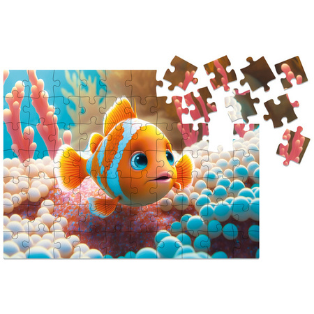 Puzzle drewniane – Yippee Cutie – Rybka – 70 el.