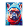 Puzzle drewniane – Cold is cool – Buldog Gustaw – 316 el.