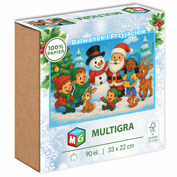 Puzzle klasyczne – Christmas – Bałwanek i Przyjaciele – 90el.