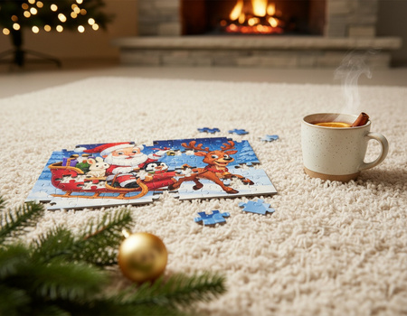 Puzzle klasyczne – Christmas – Jingle Ride with Santa – 90el.