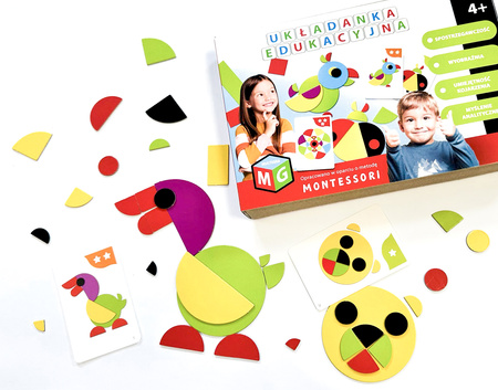 Układanka Edukacyjna - Montessori - Multigra - Papuga