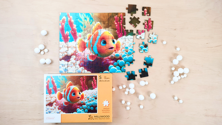 Puzzle drewniane – Yippee Cutie – Rybka – 70 el.