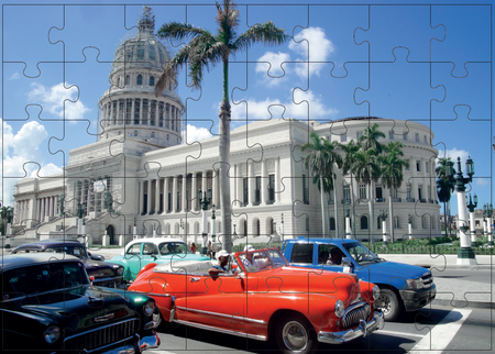 SILVER - Puzzle 48 el. Samochody