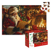 Puzzle drewniane – Christmas – Święty Mikołaj – 500el.