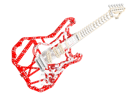 Metalcraft - Gitara FS - Czerwona