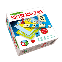 Gra planszowa - Mistrz mnożenia - Multigra - Gra matematyczna