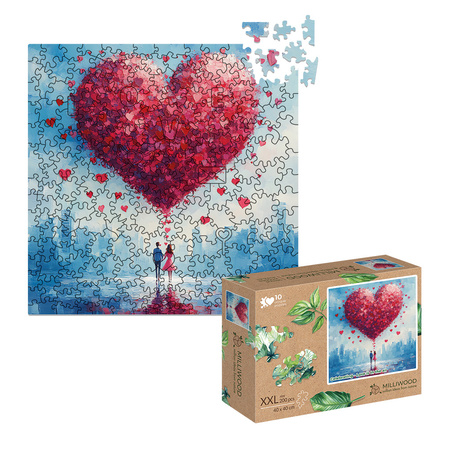 Puzzle Drewniane Milliwood - Celebrating - Love is in the air 200 el. 40x40