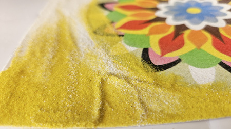 Piaskowe Malowanki - Mandala 3 - Sand Art