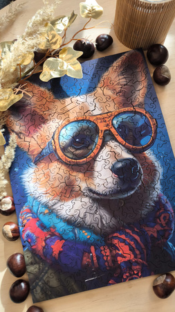 Puzzle drewniane – Cold is cool – Pies Colin – 316 el.