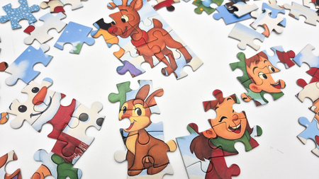 Puzzle klasyczne – Christmas – Bałwanek i Przyjaciele – 90el.