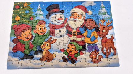 Puzzle klasyczne – Christmas – Bałwanek i Przyjaciele – 90el.