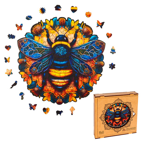 Puzzle drewniane – Peace and harmony – Pszczoła- 206 el.