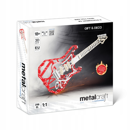 Metalcraft - Gitara FS - Czerwona