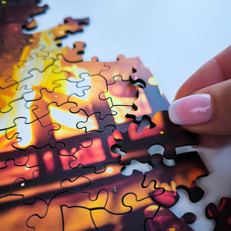 Puzzle drewniane – Christmas – Święty Mikołaj – 500el.