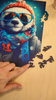 Puzzle drewniane – Cold is cool – Panda Cezary – 316 el.
