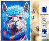 Puzzle drewniane – Cold is cool – Alpaka Krystyna – 316 el.