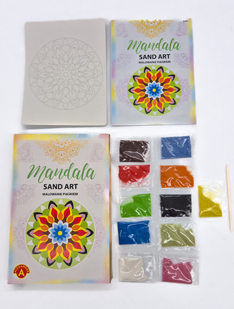 Piaskowe Malowanki - Mandala 3 - Sand Art