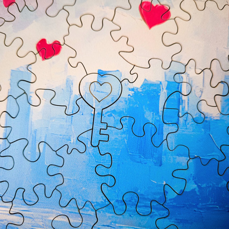 Puzzle Drewniane Milliwood - Celebrating - Love is in the air 200 el. 40x40