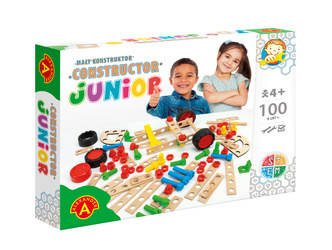 MAŁY KONSTRUKTOR JUNIOR - zestaw 100 ELEMENTÓW