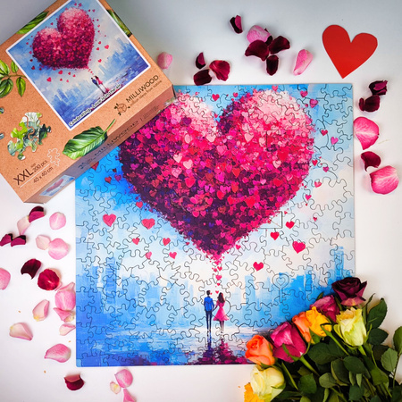 Puzzle Drewniane Milliwood - Celebrating - Love is in the air 200 el. 40x40