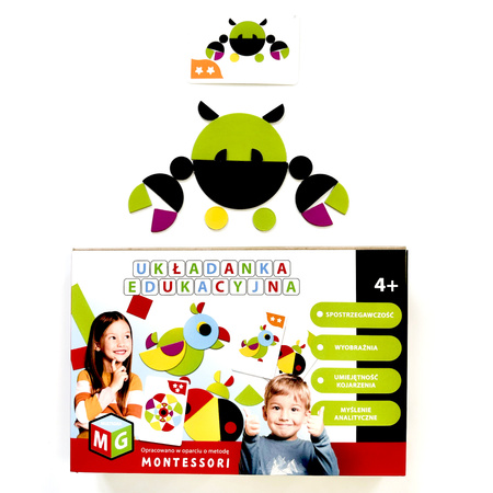 Układanka Edukacyjna - Montessori - Multigra - Papuga