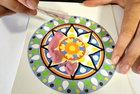 Piaskowe Malowanki - Mandala 2 - Sand Art