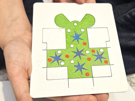 Piaskowe Malowanki - Ozdoby na Choinkę - Ciastek