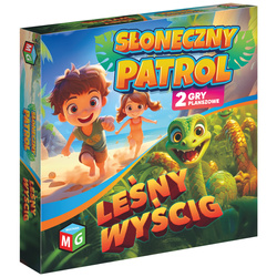 Gra planszowa - Multigra - 2w1 - Słoneczny patrol / Leśny wyścig