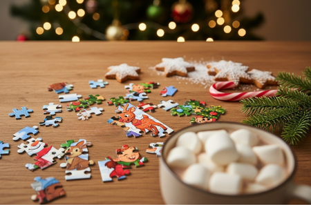 Puzzle klasyczne – Christmas – Bałwanek i Przyjaciele – 90el.