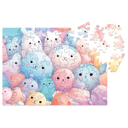 Drewniane Puzzle - Milliwood - Dream Team - Happy Bubbles - 50 Elementów