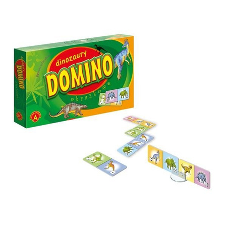 Domino Obrazkowe - Dinozaury
