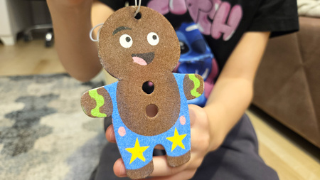 Piaskowe Malowanki - Ozdoby na Choinkę - Ciastek