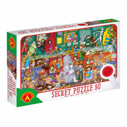 PUZZLE OBSERWACYJNE Z LUPĄ- 90 ELEMENTÓW/ MUZEUM