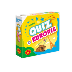 Gra edukacyjna Alexander - Mikro QUIZ o Europie - kieszonkowa podręczna