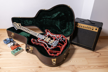 Metalcraft - Gitara FS - Czerwona